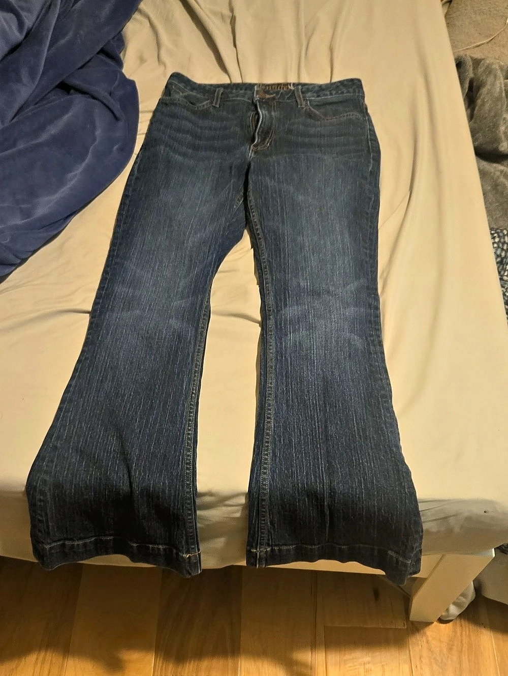 Women's Blue Flare Jeans